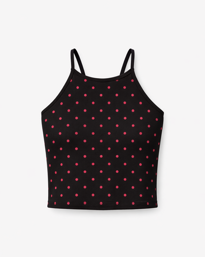 Black & Red Polka Dot Set